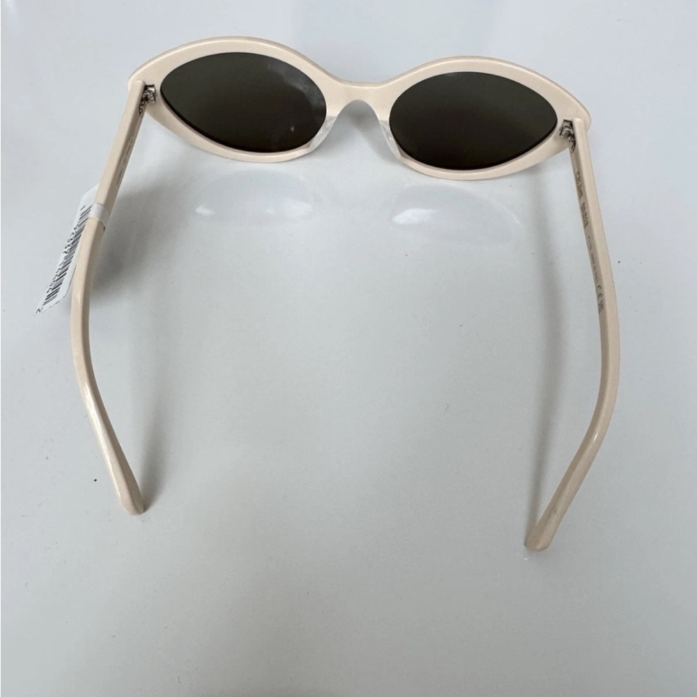 Celine CL40264U 25N Shiny Ivory/Khaki 57-20-140 RX Sunglasses New Authentic $420 - Picture 7 of 16